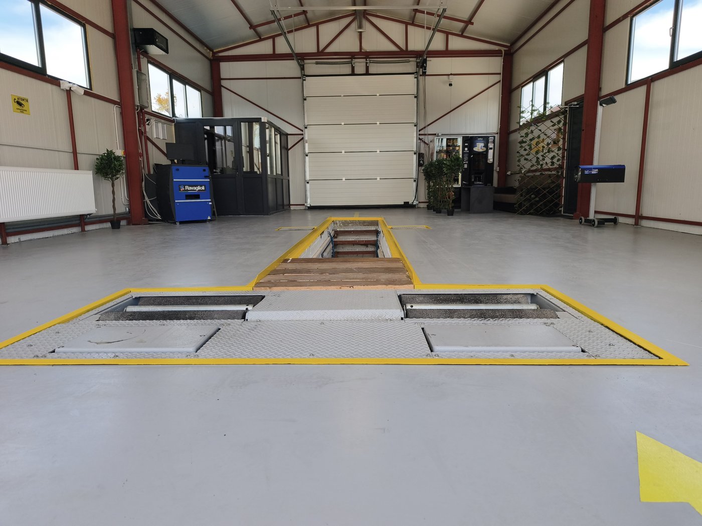 Interior statie ITP